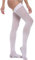 BeOnTop Calze Antitrombo Donna Uomo Medicale 19 mmHg Unisex - Calze Compressione Graduata Donna Uomo, Calza elastica per vene, Calze contenitive Donna e Uomo Linea Medical by Gambetti (M, Bianco)
