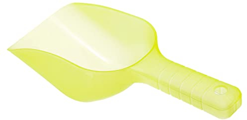 Paletta per ghiaccio, 1 confezione da 15 x 8,4 x 6,1 cm, in plastica, per cucina, bar, feste, colore: giallo