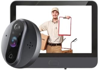 Visiophone numérique WiFi 4.3 Pouces, œil Magique, sans Fil, visionneuse de caméra, HD 1080P, Tuya, Sonnette d'interphone Intelligente for Appartement