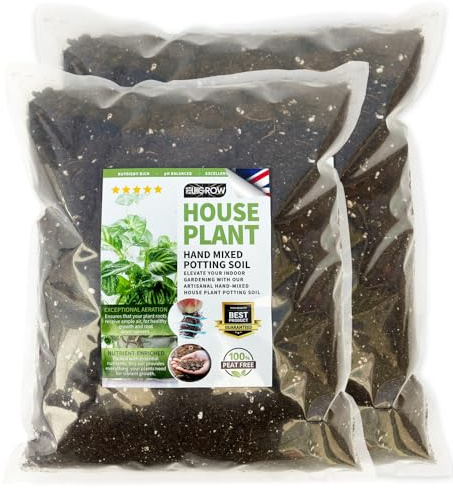 UKGROW Eco-Advanced Houseplant Soil – 20L Premium Blend