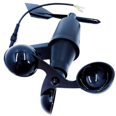 SHYISY Anemometro sensore Anemometro a Lama in Materiale ASA con Tazza Anti-interferenza ad Alte Prestazioni for Serra, Protezione Ambientale, Stazione meteorologica, Allevamento e Altro