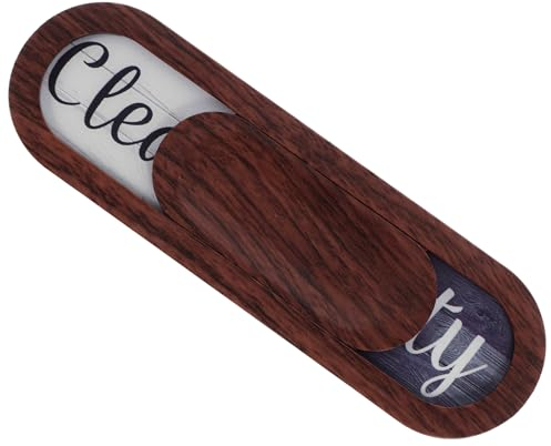 Warmhm Magnete Per Lavastoviglie Pulito Sporco Indicatore Magnetico Resistente in Acrilico E Abs Strumento Per Cucina Per Segnalare Stato Piatti Design Elegante E Durevole 5.9X1.8X0.2 Pollici