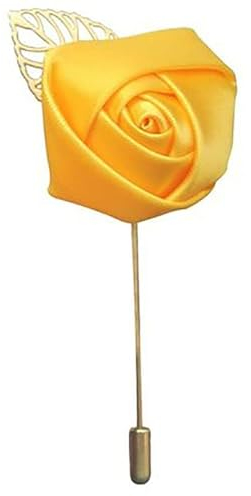 Handgelenk-Ansteckblume, Boutonniere, Handgelenk-Blume, Bräutigam-Ansteckblume, 1 Stück, Herren-Ansteckblume, Bräutigam-Anstecker, Ansteckblume, Brosche, künstliche Seidenblume