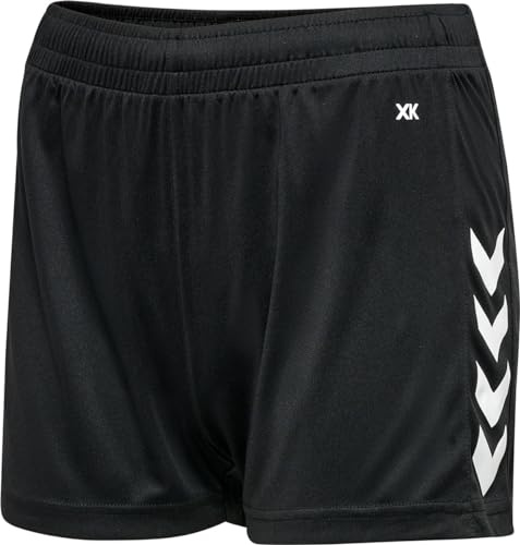 hummel Womens hmlCore Xk Poly Shorts, Black, Extra Small