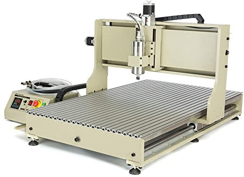 1500W CNC DIY 6090 Graviermaschine 4 Achsen Fräsmaschine Fräser CNC Machine Kit Graviergerät mit USB Graviermaschine Router für Metall Glas Holz Stein Industrie Werbedesign