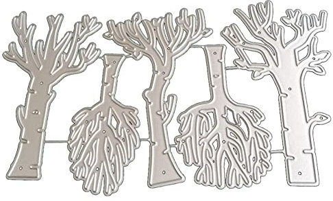 Baum Metall Stanzformen, Baum Metallschablonen Dekoration Prägeschablonen Stanzschablonen für Kartenherstellung Prägen Papier Stanzformen Album Scrapbooking Vorlagen Schablonen