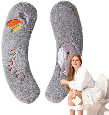 Funda Gruesa para Asiento de Inodoro, Almohadilla Adhesiva para Asiento de Inodoro, y Reutilizable, Funda de Asiento de Inodoro autoadhesiva para Dormitorio, hogar, baño, Inodoro