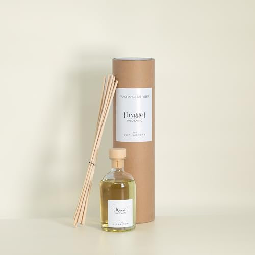 Lufterfrischer Diffusor, Geschmack Palo Santo - Basisnote Sandelholz mit Kopfnote Rose, Zimt und Palisander - Stimmungsvolle Dekoration und wunderbarer, holziger Raumduft