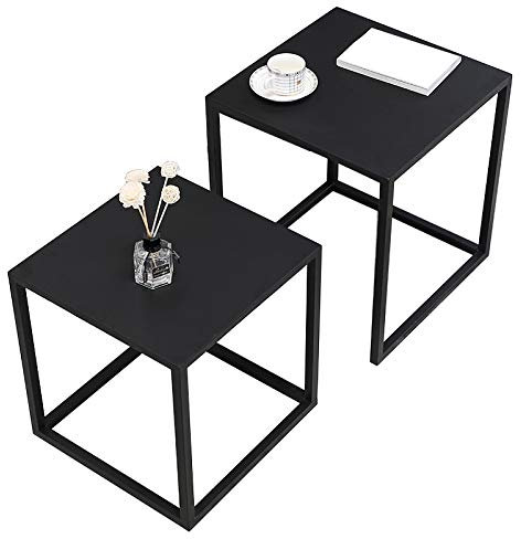 Moderne Satztische aus Metall für das Wohnzimmer, Teetisch/Sofatisch/Couchtisch/Säulentisch/A (B)