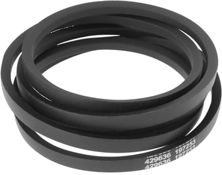 eMagTech 1 Stück Deckriemen Antriebsriemen für Rasenmäher Ersatz 429636 197253 532197253 532429636 Kompatibel mit Craftsman Kompatibel mit Roper 42 Zoll