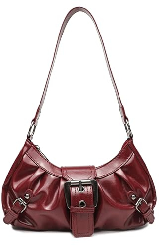 Ausing Handtasche Damen Retro Schultertasche Elegante Umhängetasche | PU-Material,Vintage Stil Y2K ,Handtasche Perfekt für Party Date Alltag