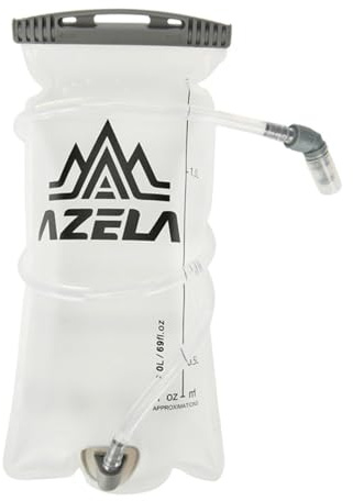 Vejiga de Hidratación 2L, Wefaly Bolsa de Agua para Mochila Sin BPA Portátil Apertura Grande Depósito de Agua Bolsa Hidratacion con Coditos de Paja para Correr Ciclismo Senderismo Camping