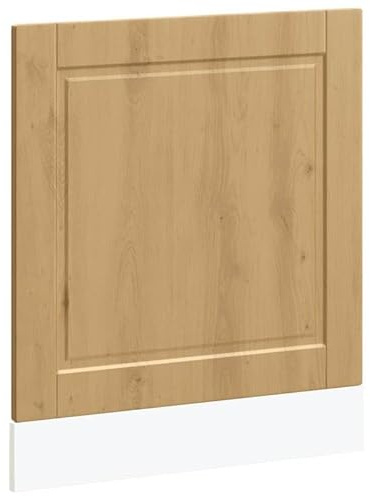 Mascherina per lavastoviglie Porto Artisan, 60 x 1,5 x 67 cm, per mobili da cucina, effetto rovere di alta qualità, facile da montare, design moderno