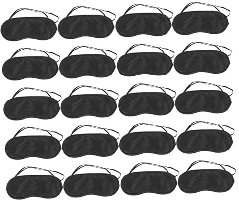 Anneome 35 Pezzi occhiali bende per gli occhi addormentata protezione per gli occhi del sonno oscuramento della per dormire poliestere