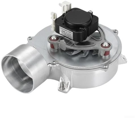 Ventilatore a tiraggio indotto per forni a pellet - Motore brushless da 30 W, lega di alluminio e costruzione zincata a caldo, flusso d'aria a basso rumore e ad alta efficienza, 220 V
