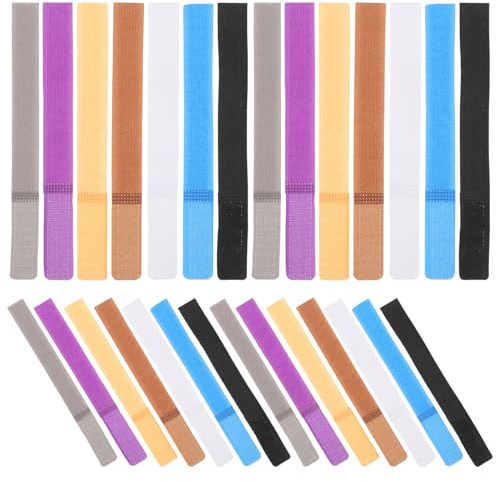 GARIOUANS 70pcs Reusable Cable Ties for Instrument and Data Cables Polyester Fastening Straps to Extend Lifespan Cord Organizer for Studio and Home Studio Use