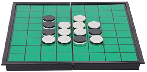 Othello Portable Pliant Othello Jeu Reversi stratégie Jeu de société Vert Portable Reversi Pliant Conseil stratégie