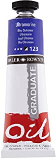 Daler Rowney Graduate Ölfarbe Grad Oil, 38 ml, Ultramarine