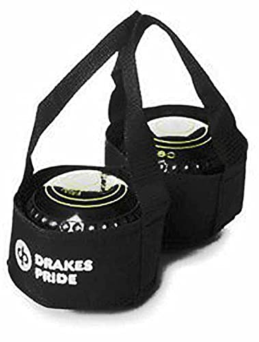 Drakes Pride Two Bowl Carrier - Black - Standard Size