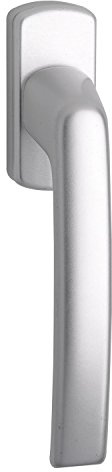 MACO Harmony-fönsterhandtag, dold skruvad för 7 mm riktad, silver anodiserad, 1 st, 55821