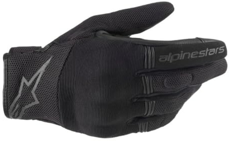 Alpinestars Men's Copper Motorcyle Riding Glove, Black, S