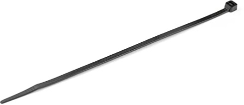 Colliers de Serrage 20 cm Noirs - Largeur 4 mm - Diam. faisceau 55 mm - Résistance 22 kg - Fermeture glissière autobloquante - Pointe incurvée - 94V-2/UL - 1000 pcs (CBMZT8BK)