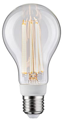 Paulmann 28817 Filament 230V LED Birne 2000lm 15 W dimmbar Warmweiß Klar Leuchtmittel Glas Beleuchtung 2700 K E27