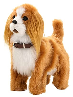 Uposao Elektronischer Plüschhund, Realistischer Hund, Interaktives Spielzeug, Pädagogisches Spielzeug, Plüschtier, Für Kinder, Jungen, Mädchen