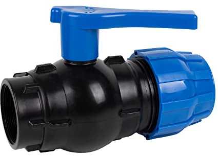 Cofan Enlace Válvula de Bola | Rosca Hembra PP PN16 | Medida: 25 x 3/4 | Venta Unitaria