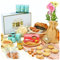 Edmond & Charles Luxury Afternoon Tea Hamper for 2 – Featuring a Selection of British Tea, Fruit Cake, Lemon Curd, Clotted Cream Fudge & Gourmet Biscuits, Hamper Gifts for Women