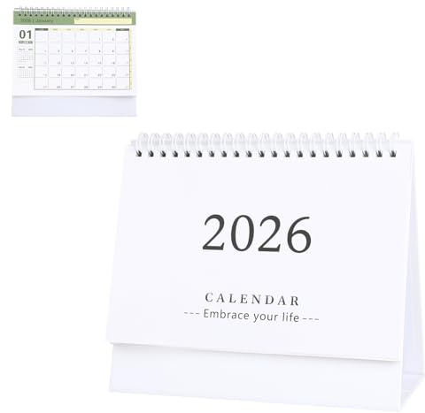 Stående kalender 2025–2026 vit, kalender 2025, bordskalender 2025/2026, skolkalender 2025, tvärgående månadsplanerare, utbildare, kalender 2025/2026, årskalender 2025, för skola, kontor, skrivbord