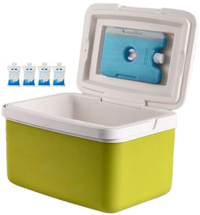 Raffreddatore portatile isolato, 15 l, portatile, con manico, per bevande all'aperto, refrigeratore per alimenti, per campeggio, spiaggia, picnic, tailgating fishing Boots da viaggio e barbecue