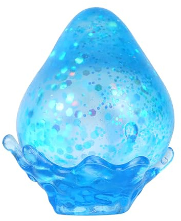 Cubo Antiestrés, Suave y Azul Forma Cubo Estrés Squishy Fidget Toy Pelota Sensorial Apretar Juguete Antiestrés como Decoración Escritorio y Regalo Fiesta para Niños Adultos(Estilo Fresa)