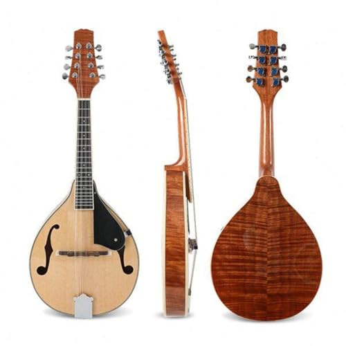 Instrumentos Musicales Mandolina Con Bordes Azules Y Negros Principiante Adulto Profesional