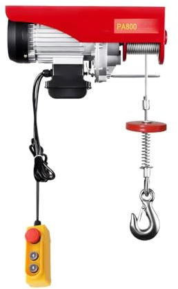 Polipasto Eléctrico De 1450W Capacidad Elevación 800KG 1764LBS Velocidad 10M/MIN Con Cabrestante 220V Control Remoto Cabrestante Herramienta Elevadora Eléctrica