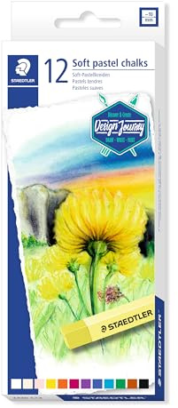 Staedtler 2430 C12 - Pasteles, caja de cartón de 12 ceras
