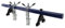 WilTec Pont Moteur Boite à Vitesse 500 kg Max. Bleu – Barre Traverse Garde-Boue – Support Moteur – Poutre de Levage Moteur – Hauteur Levage 20 cm – Équipement Garage Atelier Voiture