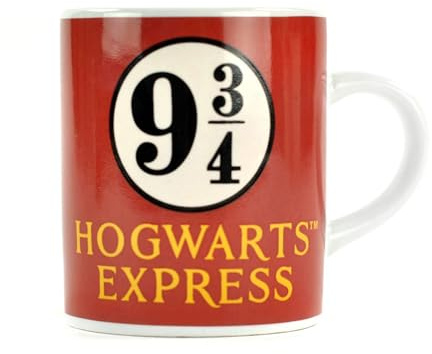 Harry Potter plataforma 9 3/4 Hogwarts Express Mini taza de café