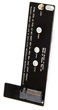 cablecc M.2 NGFF M-Key NVME SSD Konverter Karte für MacBook Mini A1347 MEGEN2 MEGEM2 MEGEQ2 …