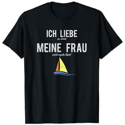 Kapitän TShirt Männer Segeln Regatta Geschenk Lustiges Shirt T-Shirt