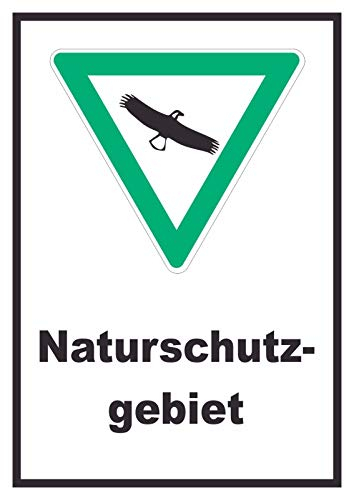 HB-Druck Naturschutzgebiet Schild A3 (297x420mm)