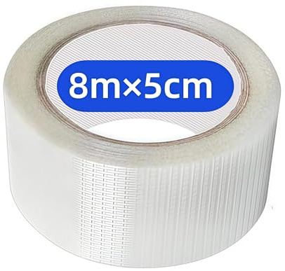 Loopunk Zelt Reparaturband 8m x 5cm | Extrem starkes, transparentes & wasserdichtes PVC-Klebeband | Für dauerhafte Reparaturen an Zelten, Markisen, Pavillons, Planen und Outdoor-Ausrüstung