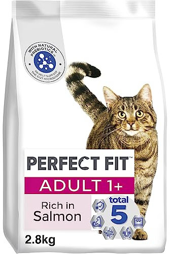 PERFECT FIT™ Katze Beutel Adult 1+ mit Lachs 3x2,8kg