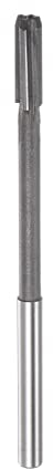 sourcing map Hartmetall Reibahle 4.6 mm, 4 Schneidig, H8/H7 Genauigkeit, Sandstrahlbeschichtung Maschinenreibahle für Metall Holz Loch Reiben, Gerade Nut Hochgeschwindigkeitsstahl Werkzeug