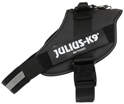 IDC Powerharness, Size: 3/2XL, Black - Faux Leather