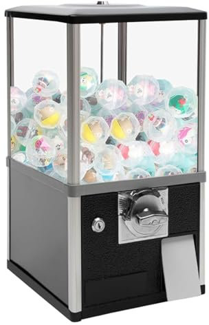 URJWAN Kapselspielzeugautomat, Kaugummiautomat, Kaugummiautomat, Kaugummiautomat, Kaugummiautomat, MüNzautomat, Kaugummiautomat FüR Kinder,Black