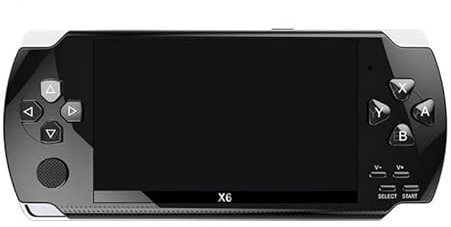 RUICUBEI X6 Console de jeux Portable Rétro avec Plus de 1500 Jeux Intégrés, écran HD de 4,0,20 émulateurs,Console D'émulateur Portable Compatible avec Sortie TV,lecture Vidéo et Musique (Noir)
