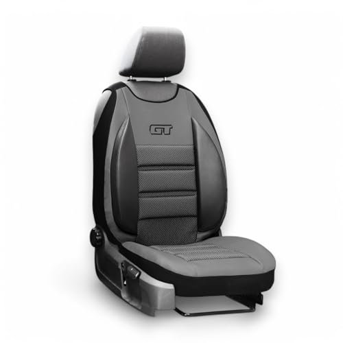 XTRM-CAR Sitzbezüge GT Ergonomic für VW Golf III IV - Hochwertige Autositzbezüge - 1 STK - GT GRAU