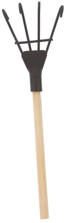 PHENOFICE Rastrillo Pequeño Decorativo Mini Rastrillo De para Jardín y Escritorio