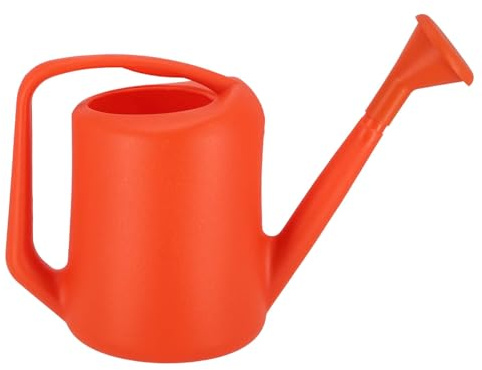degawo Arrosoir 5 l en plastique avec bec verseur, orange, H 30 cm, L 44 cm, l 20 cm